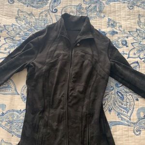 Lululemon black camouflage define jacket, size 8